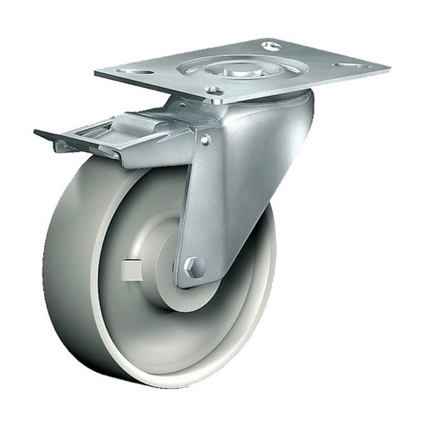 Swivel Castor With Total Lock Stainless Steel Series IP, Wheel P